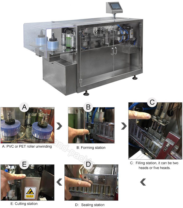 عملية حشو الأمبول البلاستيكية