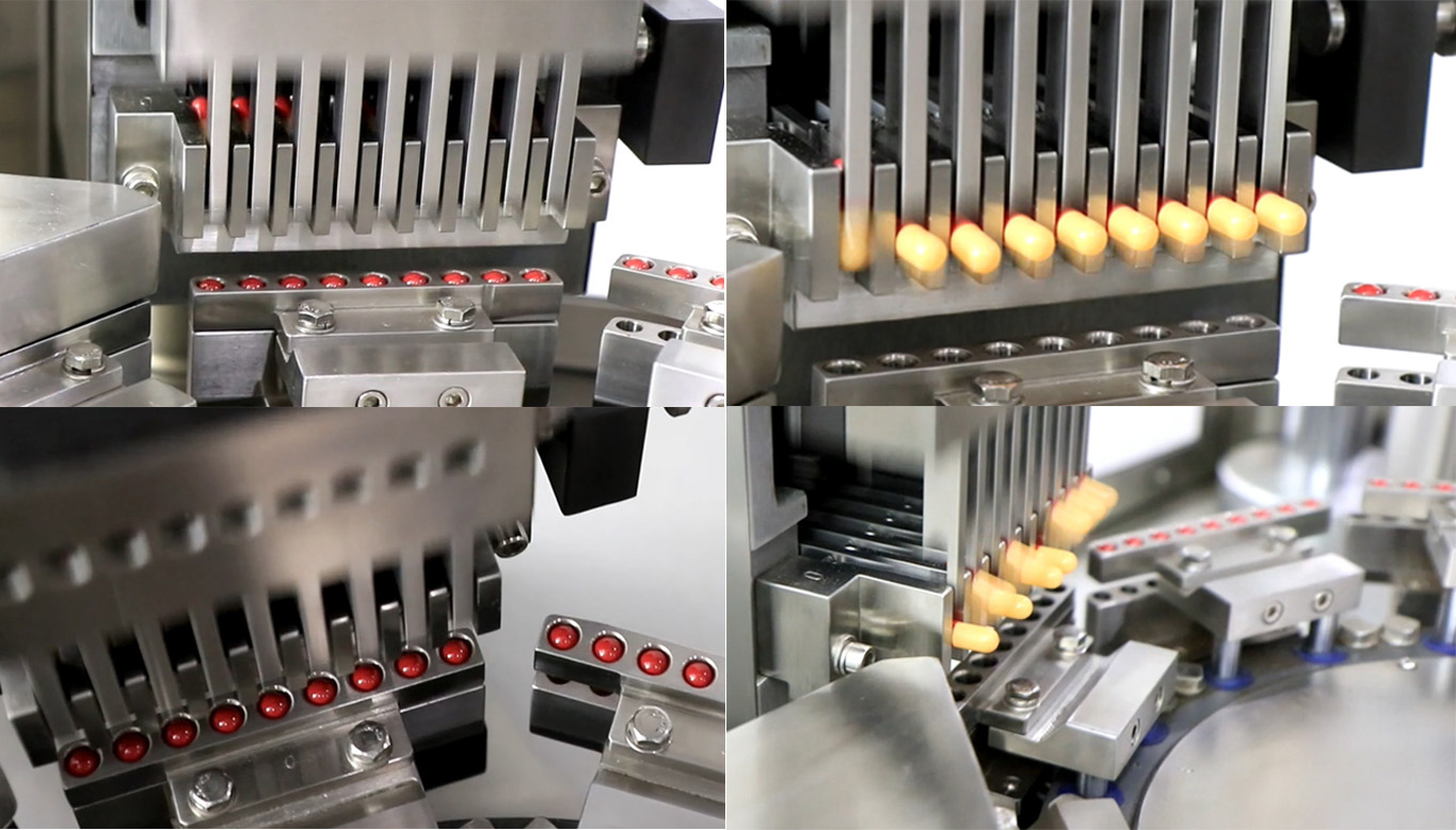 كبسولة ملء آلة كبسولة التغذية