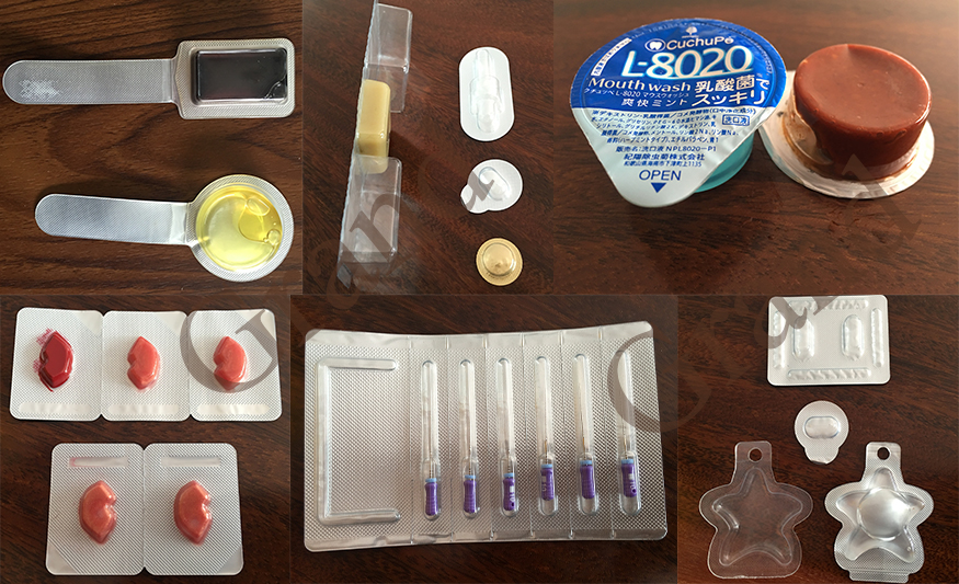 عينة آلة تعبئة نفطة السائل