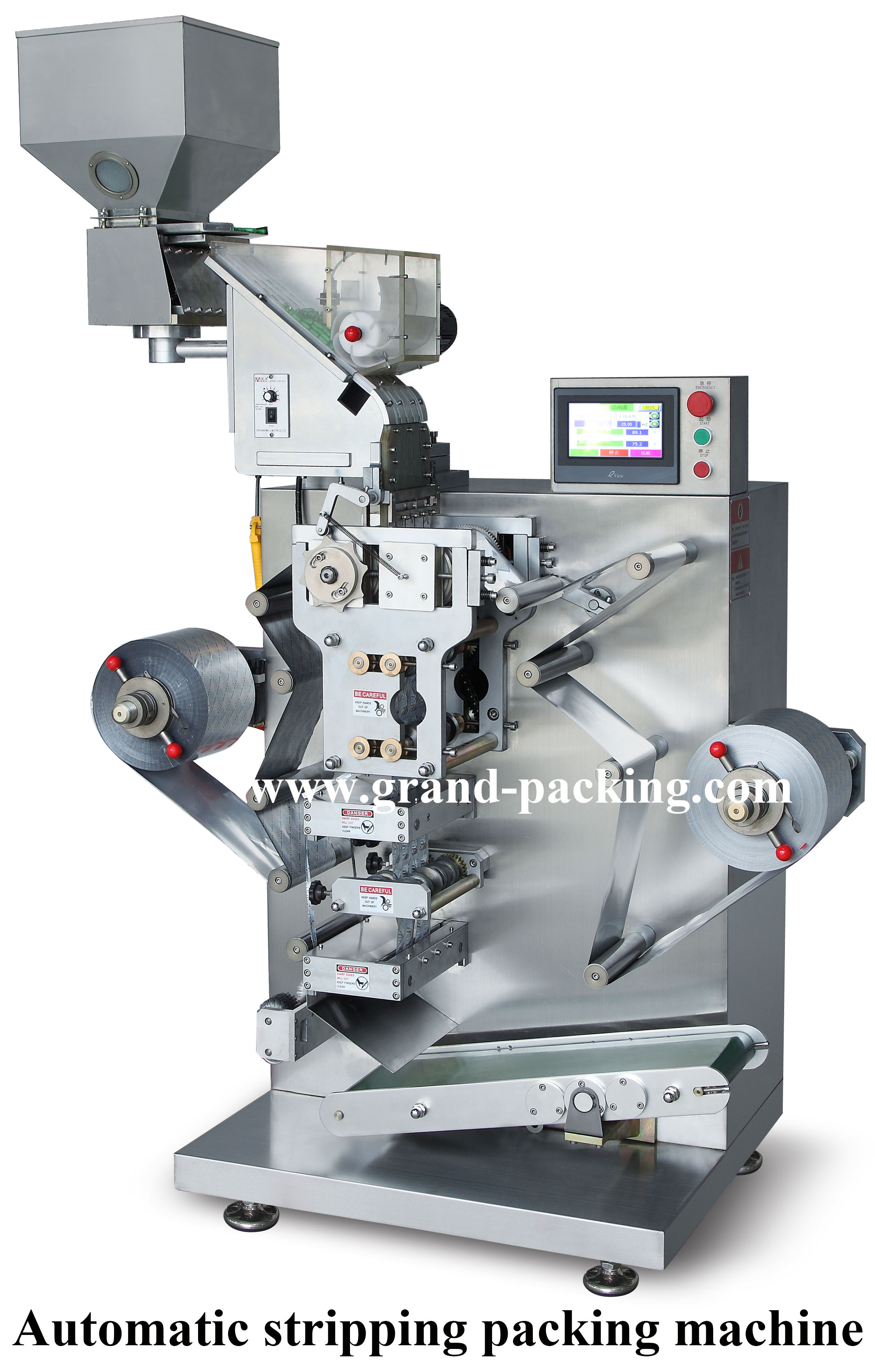 التلقائي آلة تجريف التعبئة