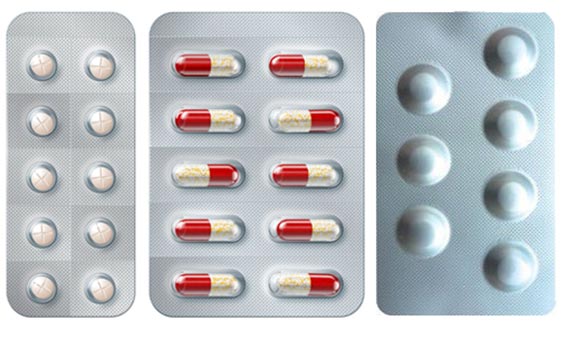 الصغيرة نفطة التعبئة والتغليف، آلة ألو PVC