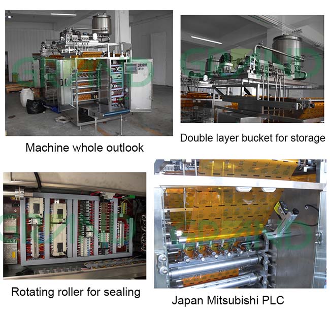 لصق آلة تعبئة كيس