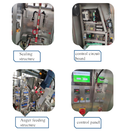 أجزاء آلة تعبئة مسحوق كيس