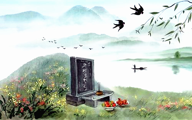 طائرة ورقية تحلق في مهرجان تشينغمينغ